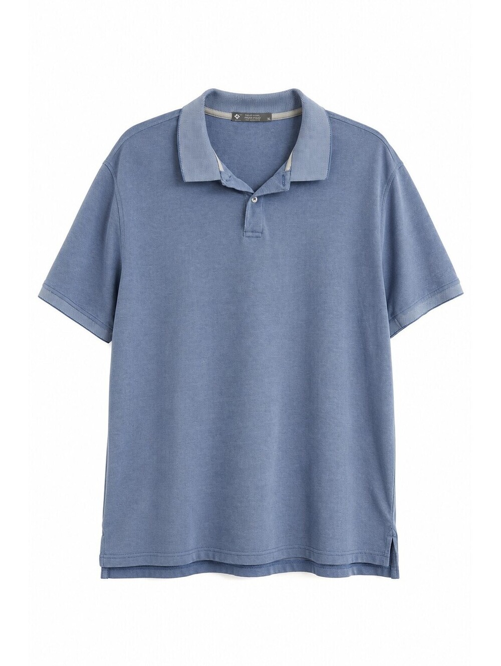 Member's Mark Stretch Cotton Pique Polo Shirt XL Blue Short Sleeve Casual Golf
